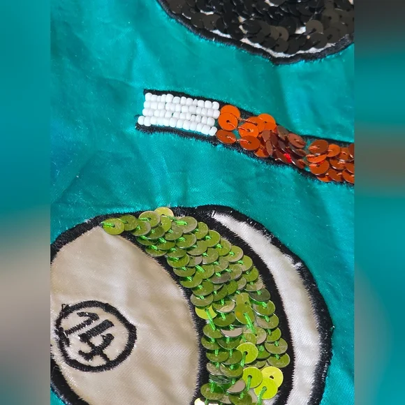 Vintage 80's-90's Cedars Sz M Art Jean Jacket Denim Billards Pool Unisex? - Picture 7 of 13